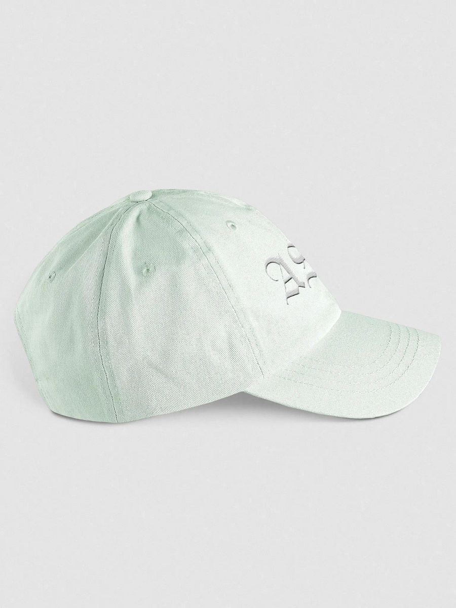 ASMR Old English Pastel Green Dad Hat product image (4)