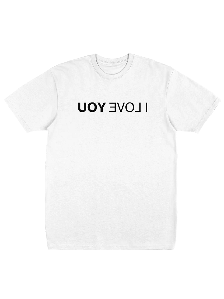 I Love You "Mirror" Heavyweight Tee product image (1)