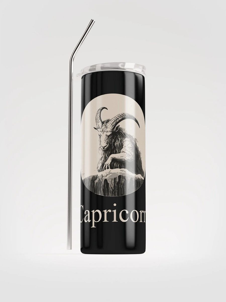Capricorn Zodiac Stainless Steel Tumbler: Embrace Zodiac Style product image (1)