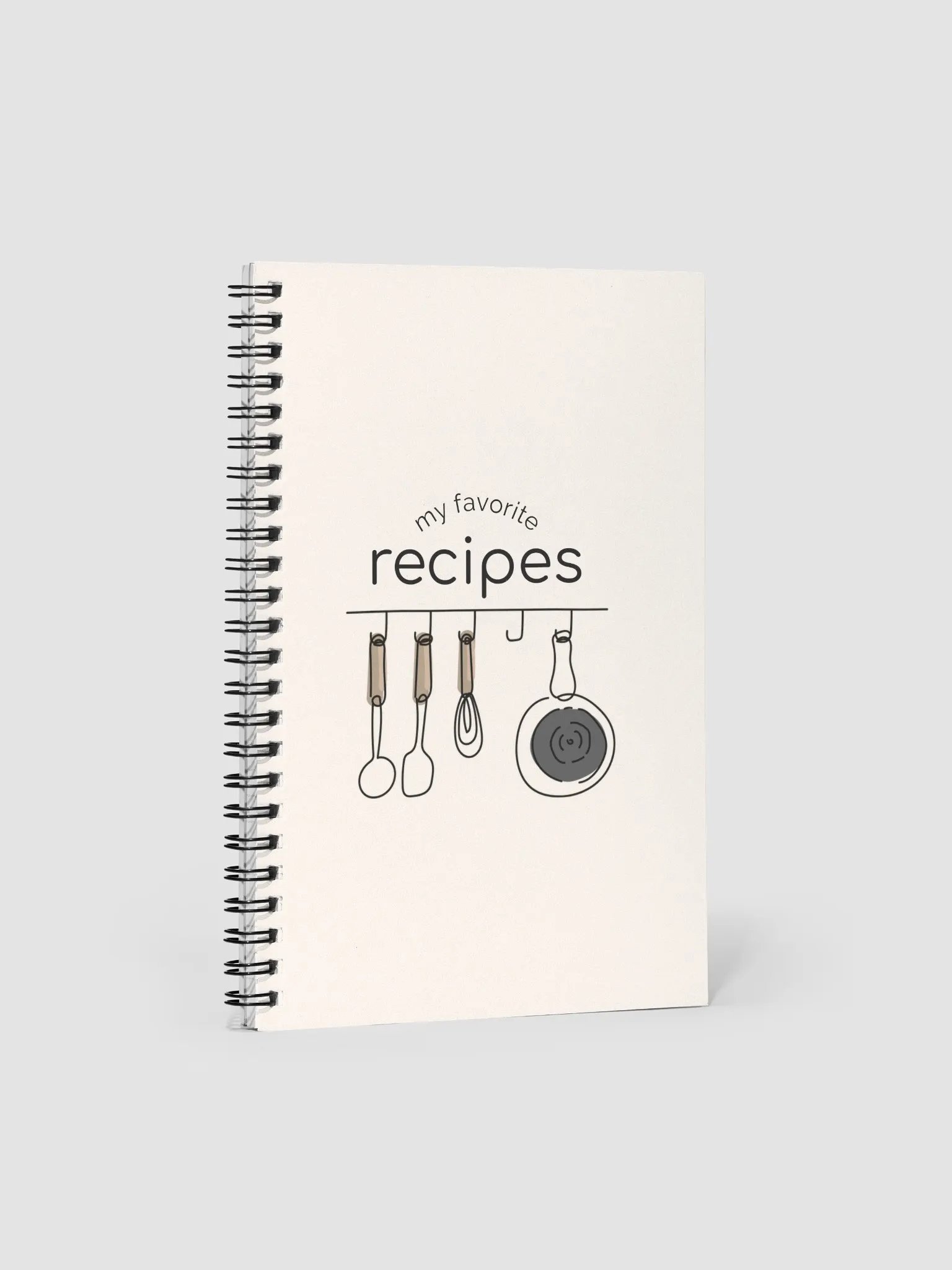 My Favorite Recipes Spiral Notebook product image (1)