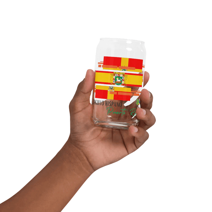 Vaso de cristal - Orgullo Hispano Puerto Rico product image (2)