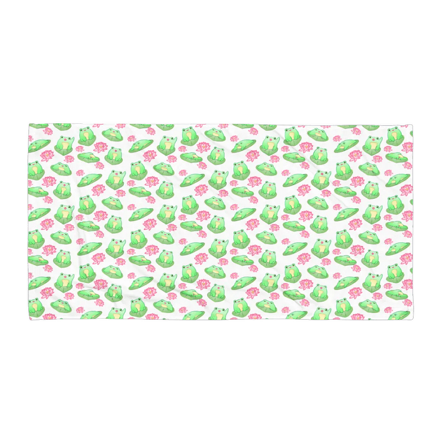 Kawaii Froggie Towel product image (1)