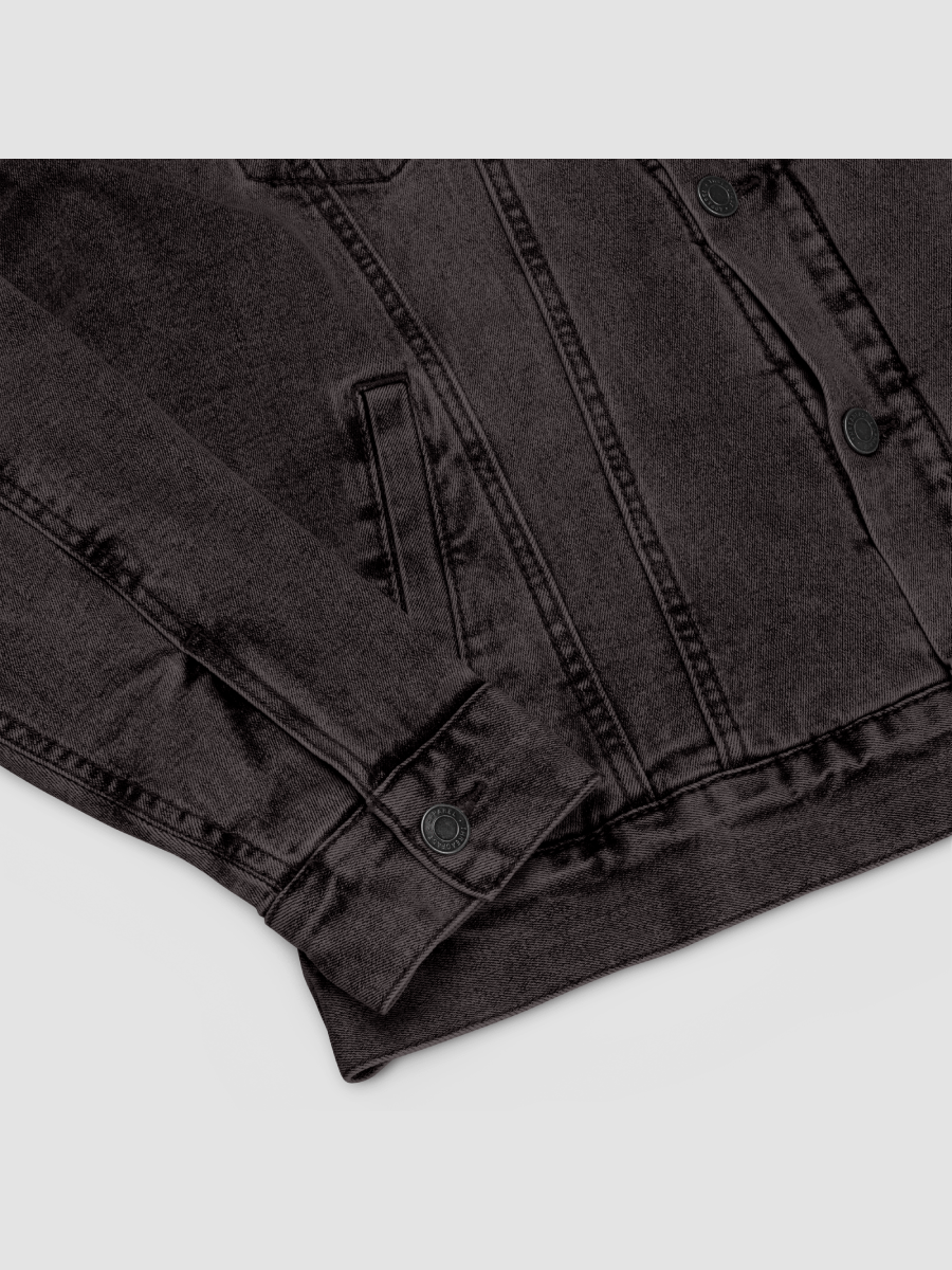 Bubbly and a B*tch Unisex Sherpa Denim Jacket product image (10)
