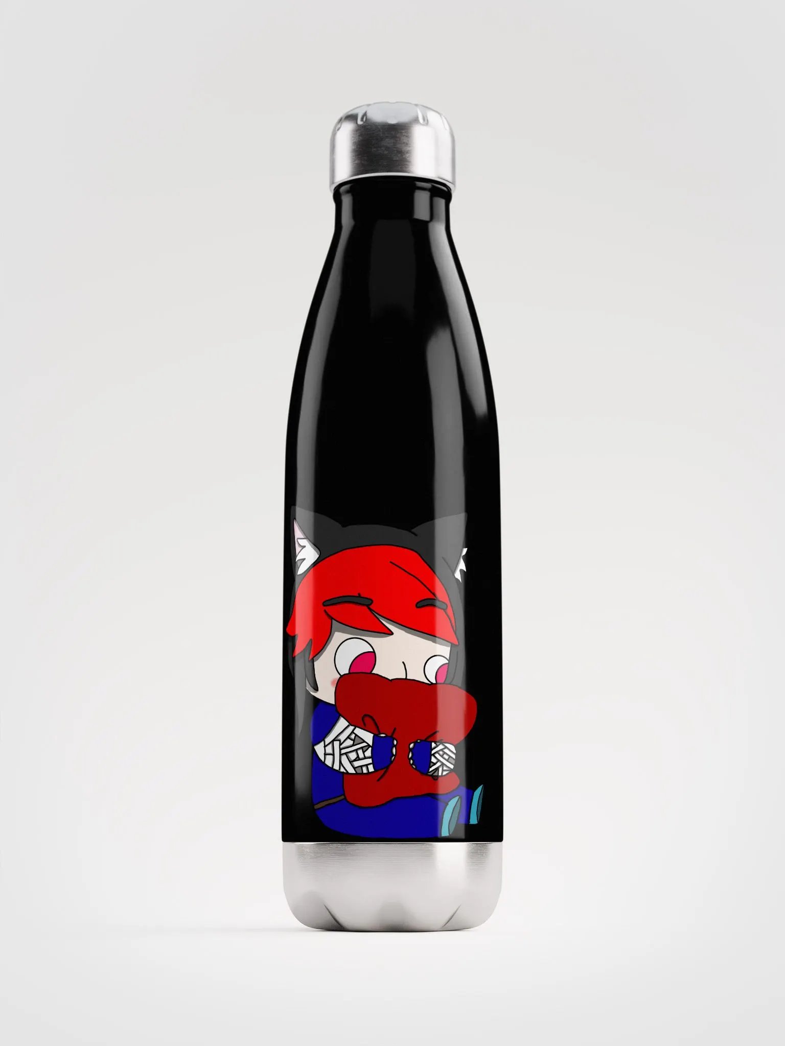 Chibi Phoenix Stainless Steel Water Bottle product image (1)