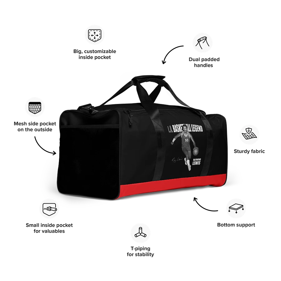 L.A. Basketball Legend Raymond Lewis Signature Bag product image (20)