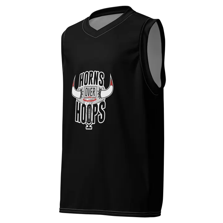 Horns Over Hoops Recycled Jersey product image (1)