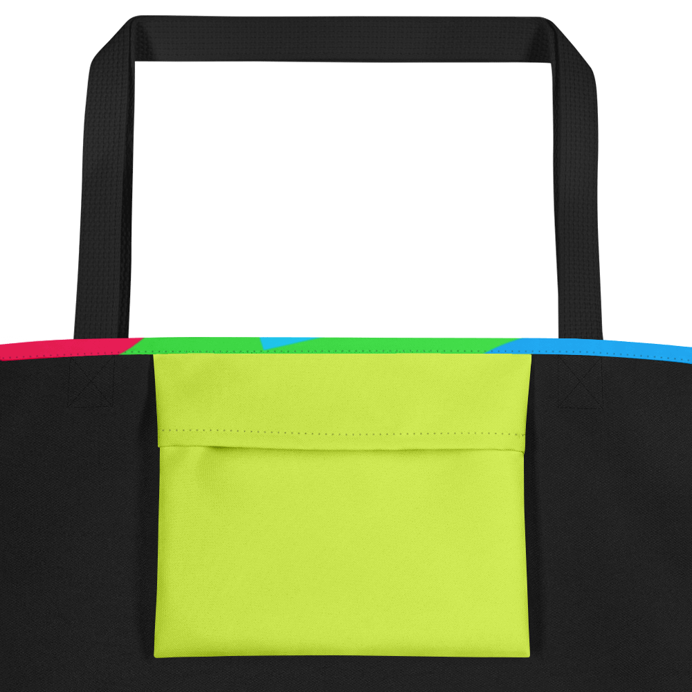 Vibrant Geometric Waves Tote Bag product image (2)