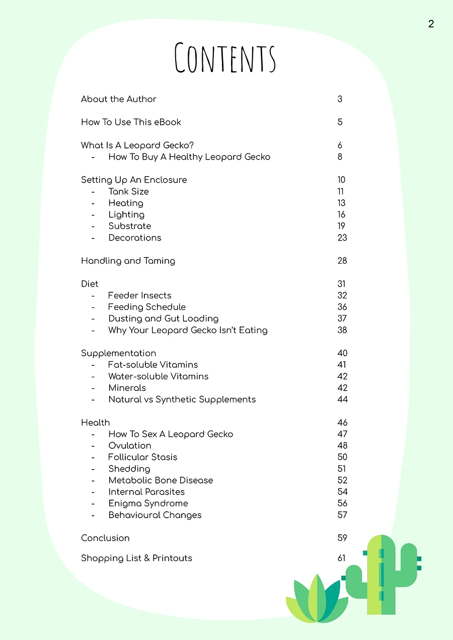 Leopard Gecko Care Guide | eBook product image (2)
