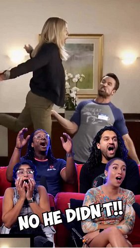 Why did Mac grab Dee like he was about to deliver a Shakespeare monologue? Our souls LEFT our bodies 💀😂 #thenormies #itsslway...