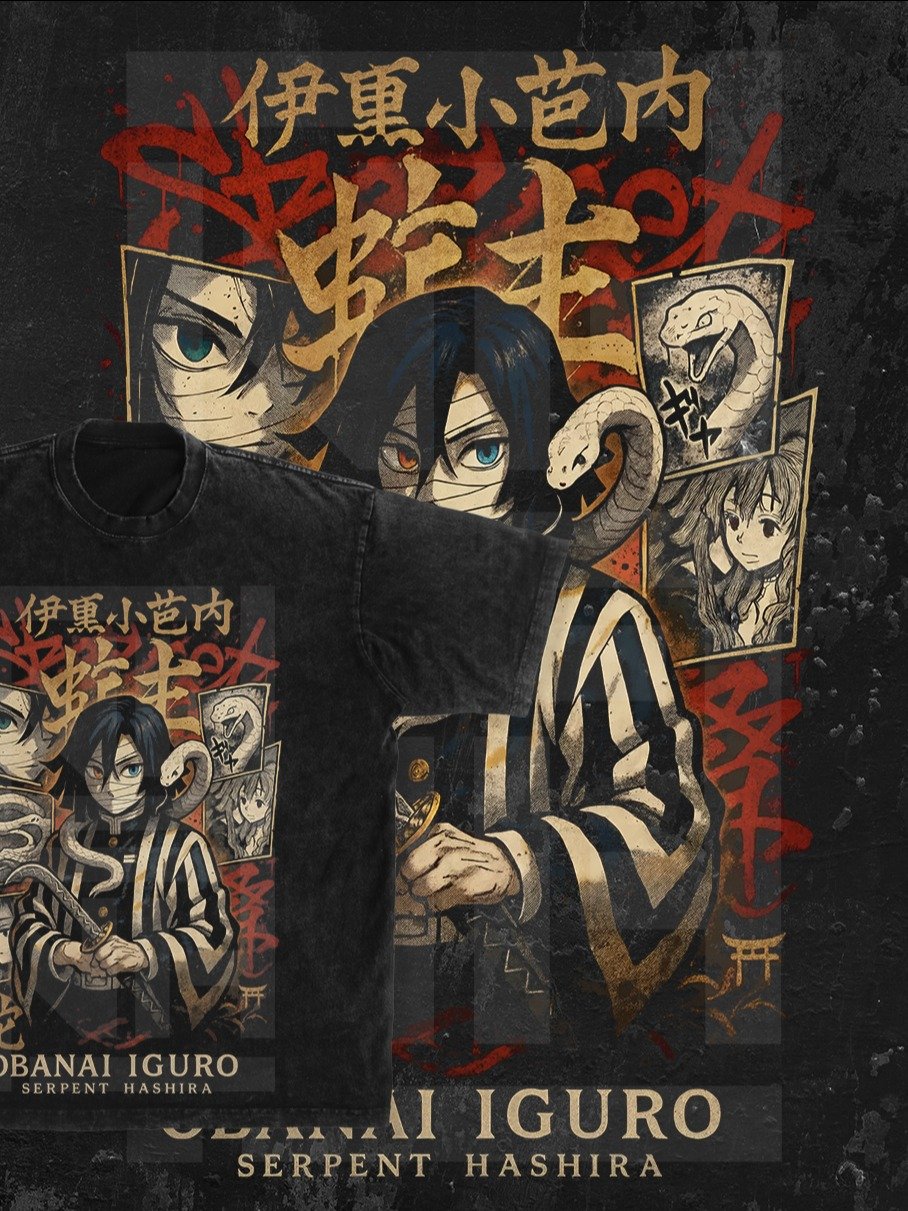 OBANAI IGURO Demon slayer | Kimetsu no Yaiba t-shirt PNG design product image (1)