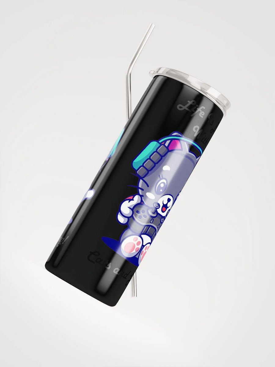 Cats and gaming tumbler product image (4)