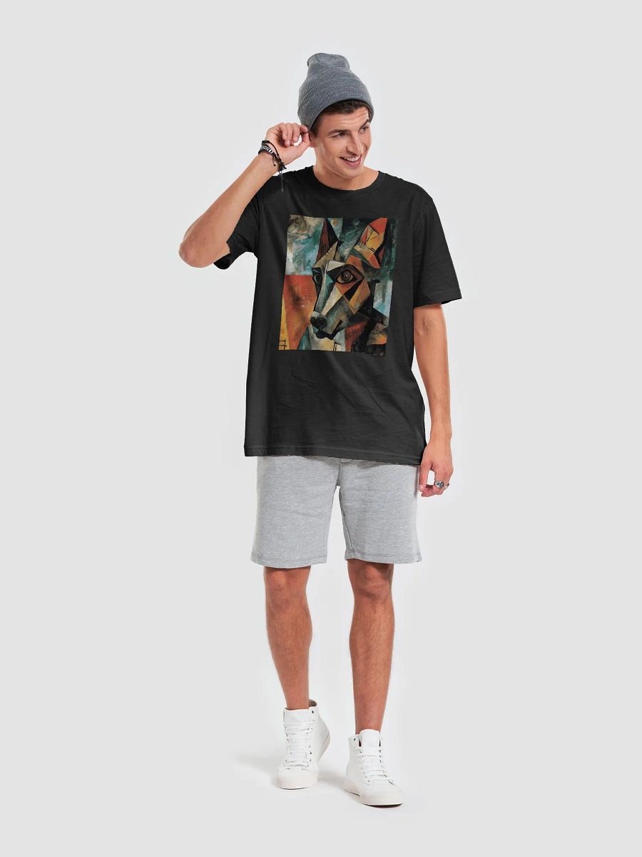 Cubist Dog T-Shirt | Abstract Art Dog Lover Tee | Unique Gift for Pet Owners and Art Fans product image (6)