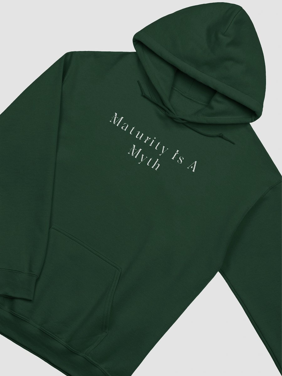 Maturity Is A Myth Forest Green Cursed Hoodie product image (3)