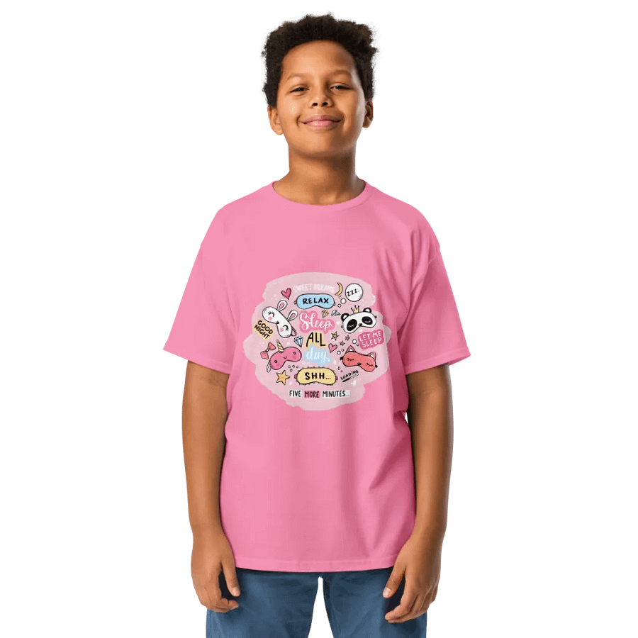Kids T-Shirt Sleep Masks Round product image (1)