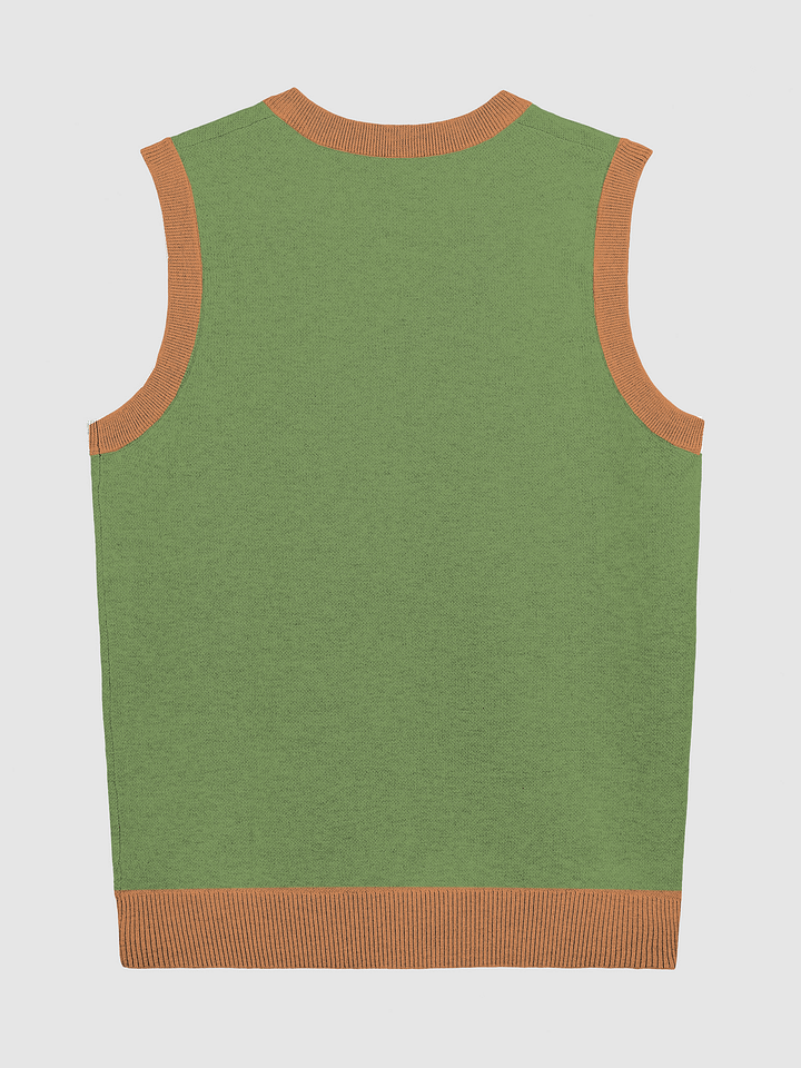 Sunset Vibe Knitted V-Neck Vest product image (10)
