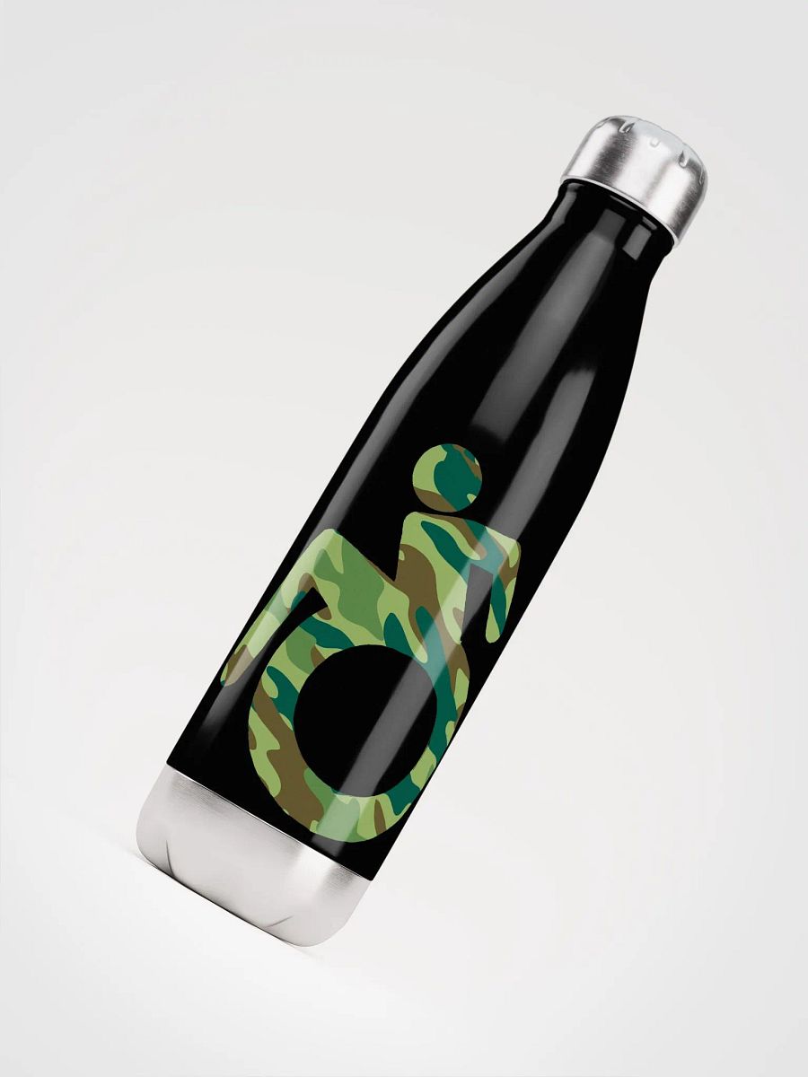 Wheelie, Green Camo SS Water Bottle product image (4)