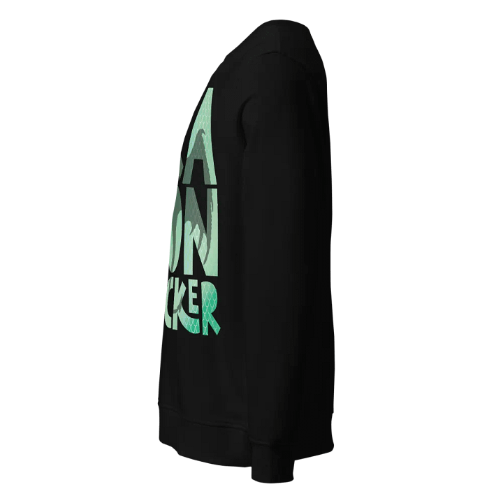 Dragon F*cker Organic Sweatshirt (Green) product image (2)