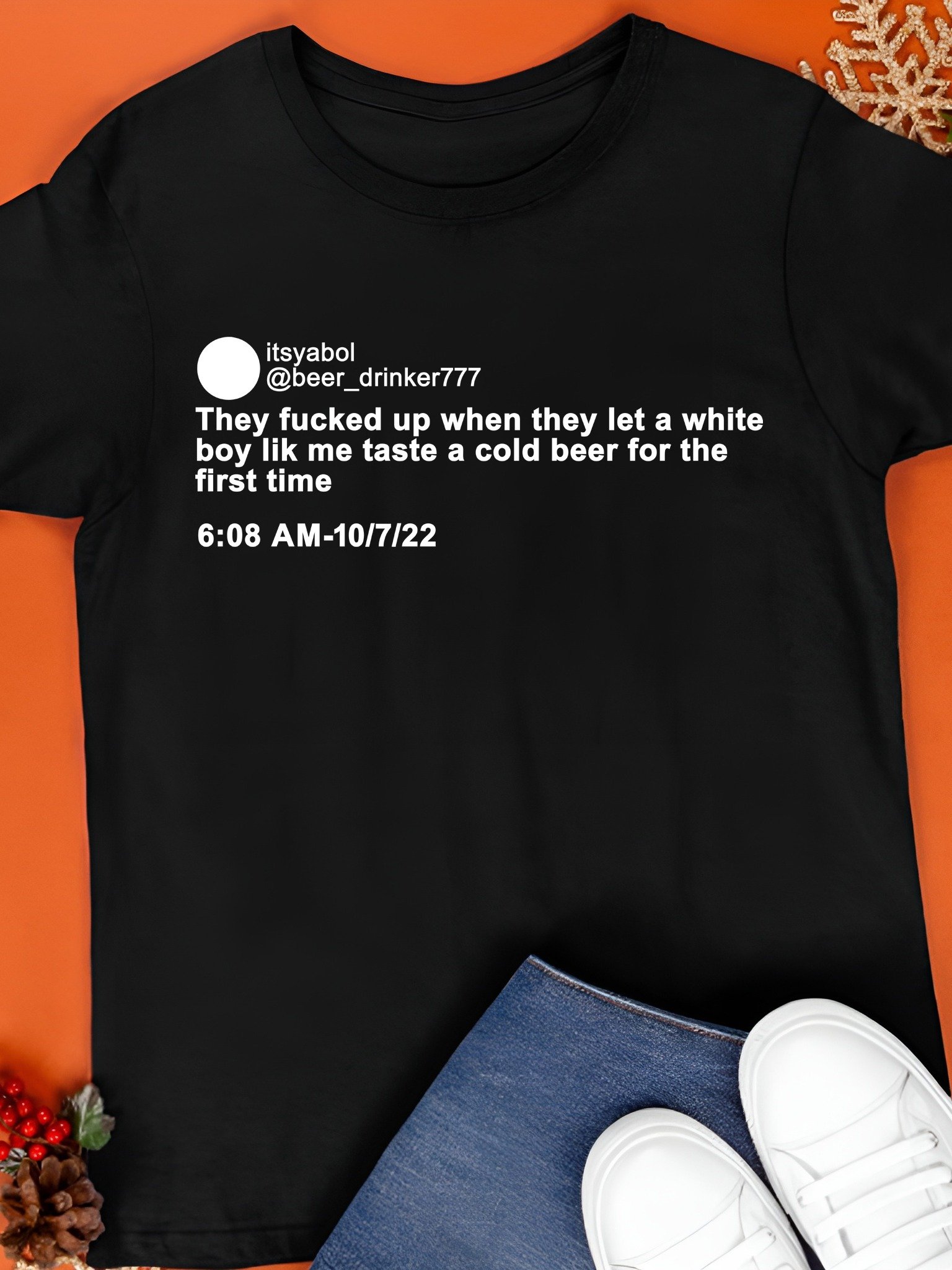 Taste A Cold Beer For The First Time Shirt product image (1)