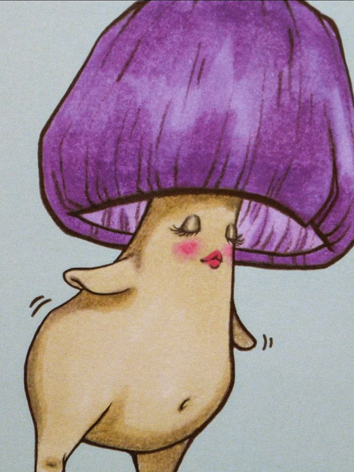 DANCE MUSH VIOLET PRINT product image (2)