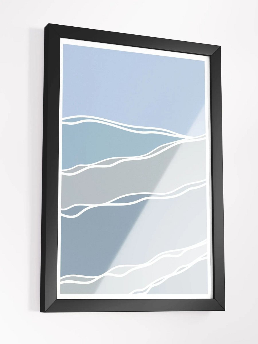 Azure Waves Framed Poster product image (17)