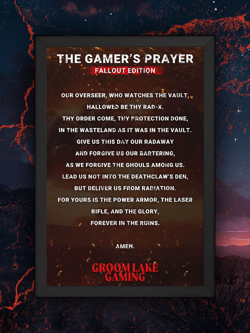 The Gamer's Prayer: Fallout Edition