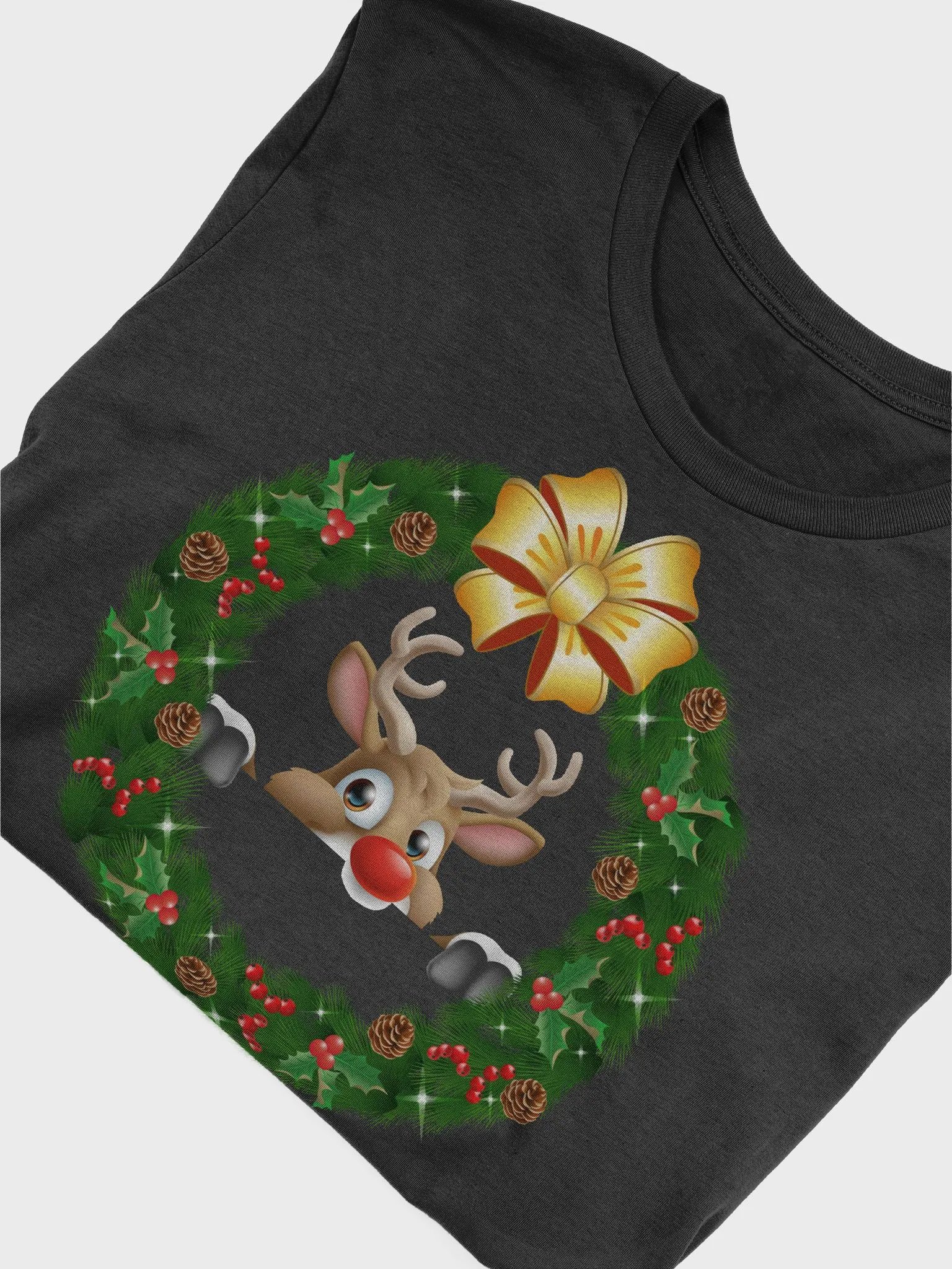 Festive Reindeer Christmas T-Shirt product image (3)