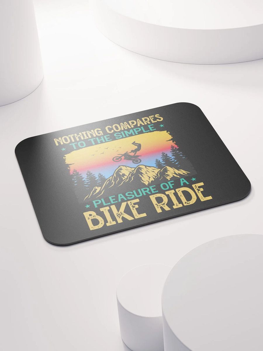 Simple Pleasure of a Bike Ride - Mountain Biking Mouse Pad product image (4)