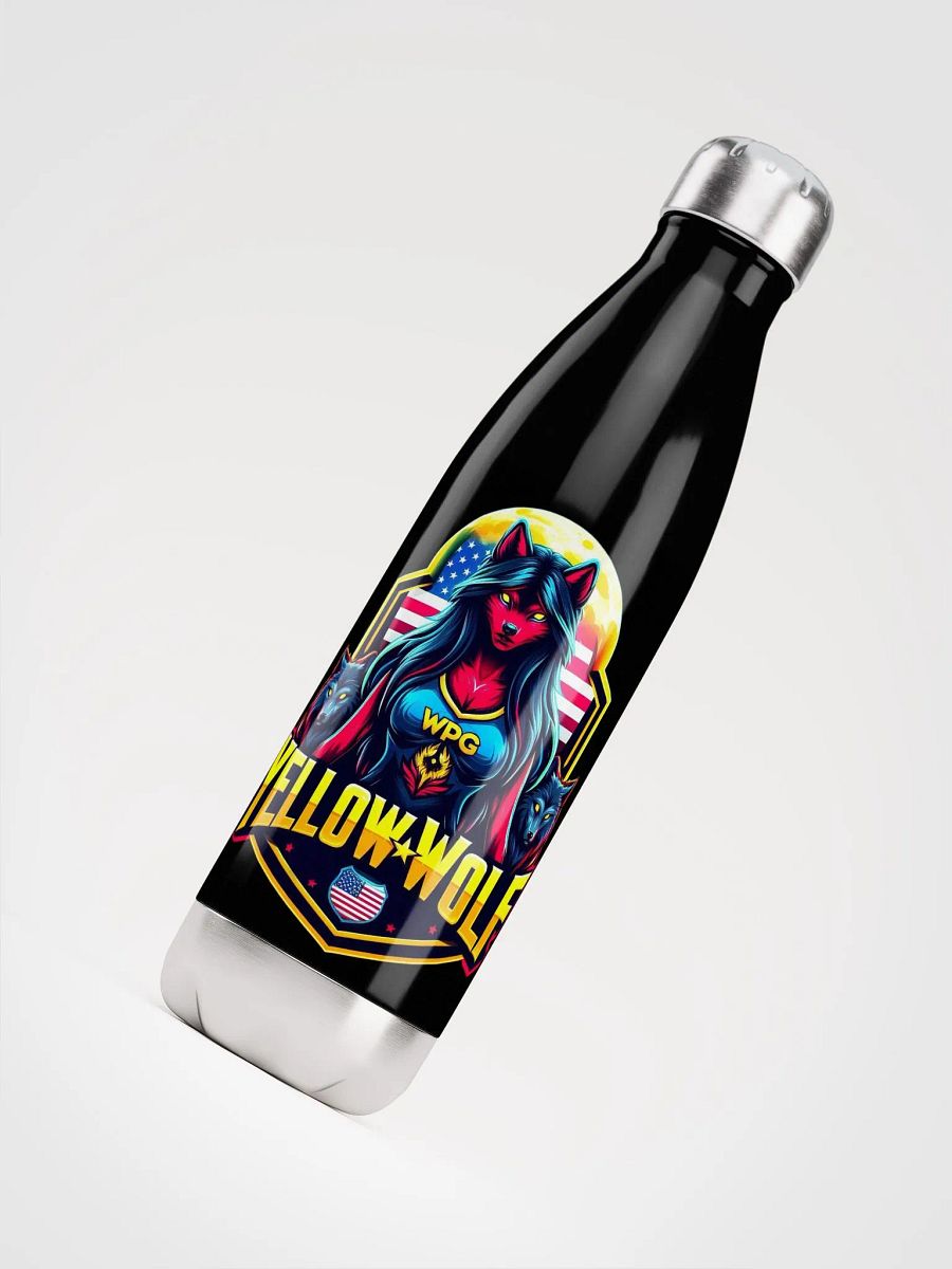 Yellow Wolf Stainless Steel Water Bottle product image (4)