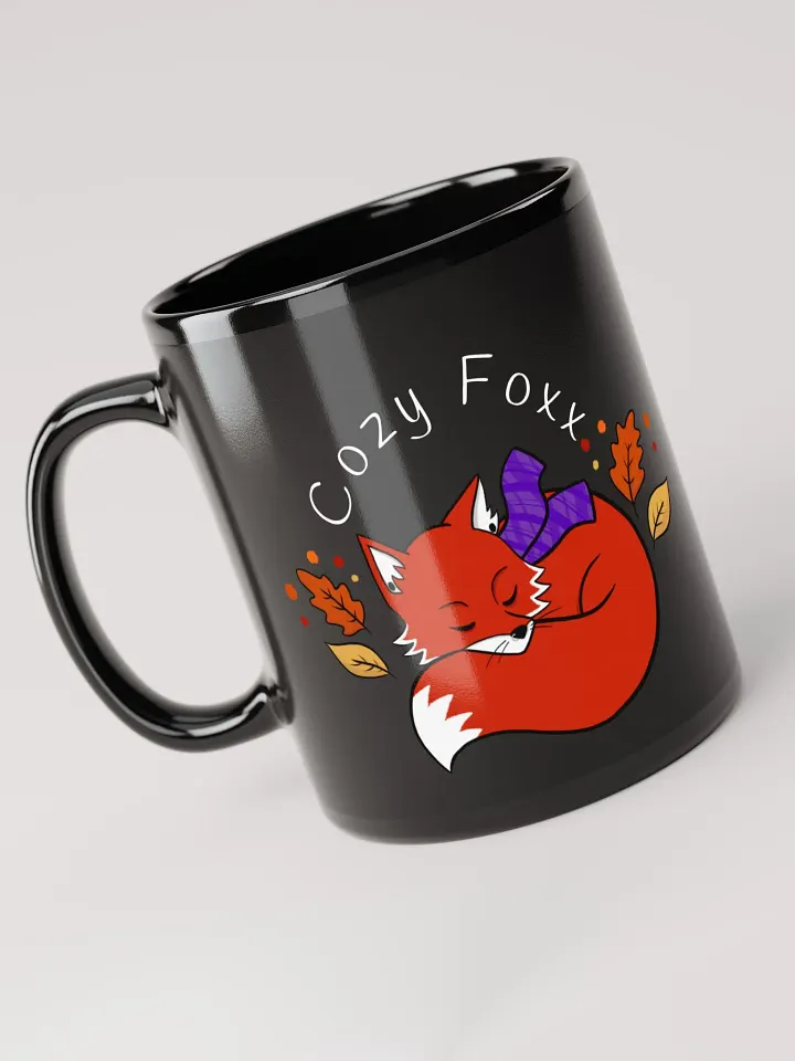 Cozy Foxx Ceramic Mug Black product image (2)