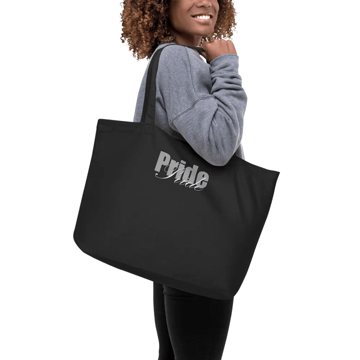 Crystal Pride Heart Cotton Tote Bag product image (2)