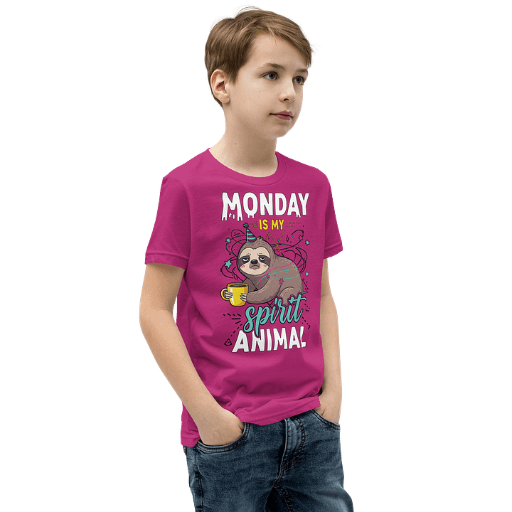 Monday is my spirit animal -dark edition- Miniature Soft * product image (34)