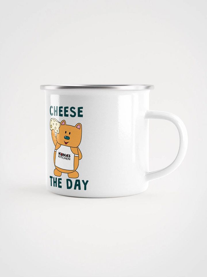 Cheese the Day Enamel Mug product image (2)