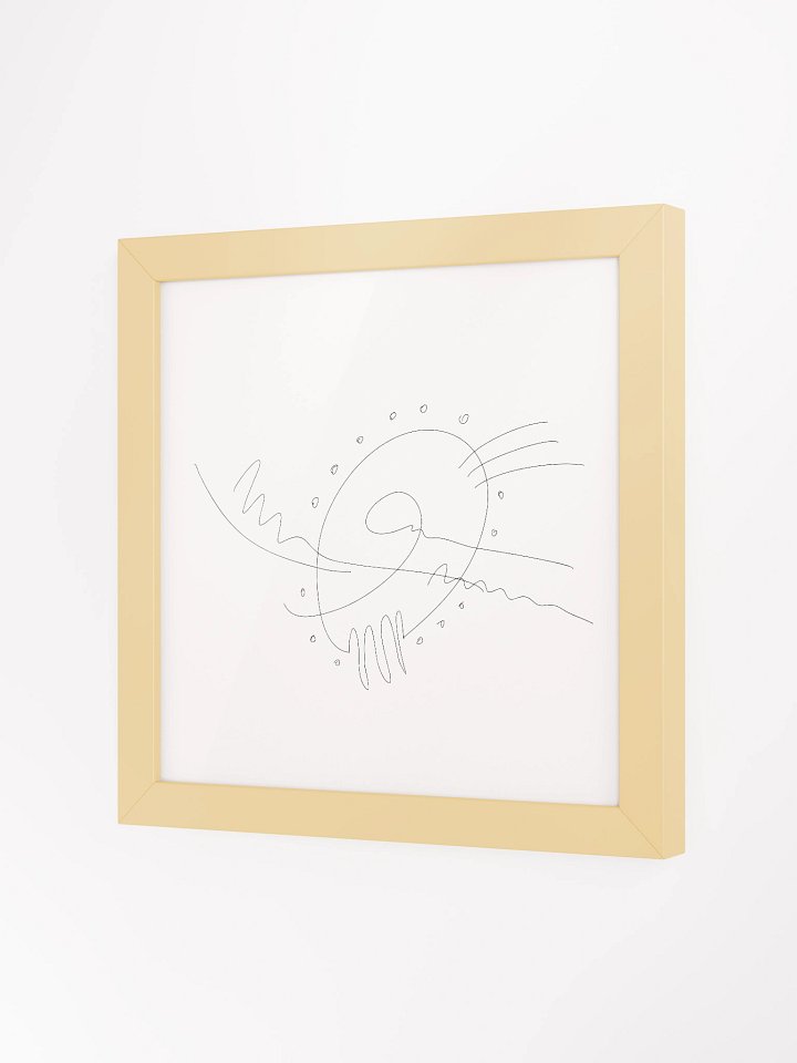 "Echoes of the Mind" - Framed Minimalist Art Print (Wall Art) product image (2)