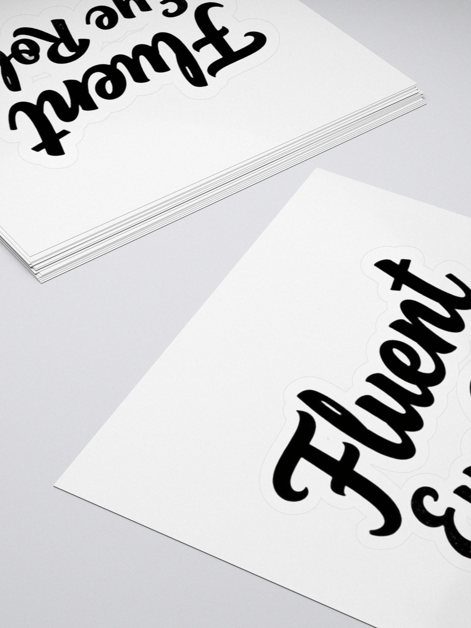 Fluent Eye Roll Kiss Cut Stickers product image (4)