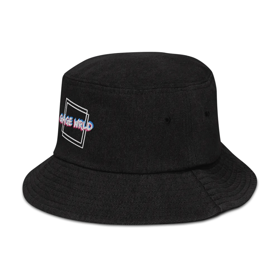 Gage WRLD Glitched Capstone Denim Bucket Hat product image (4)