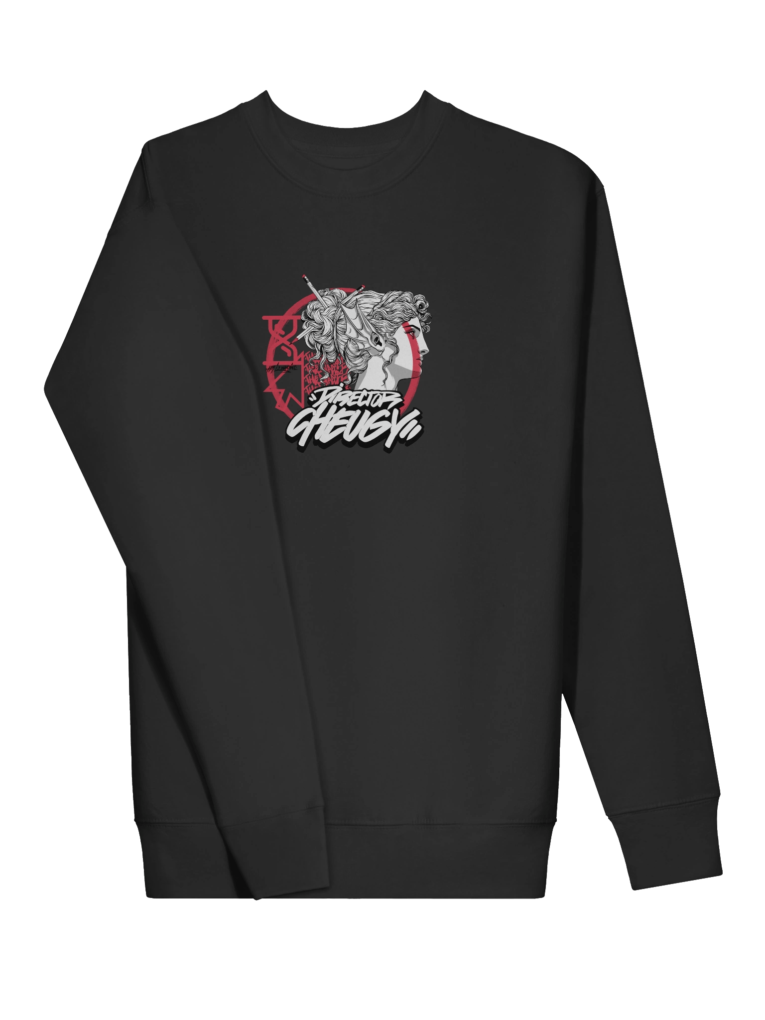 Bustin Crew Neck Sweatshirt (White) product image (3)