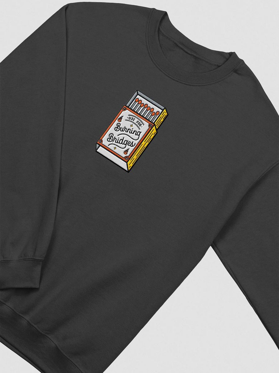 Burning Bridges Embroidered Sweater product image (3)