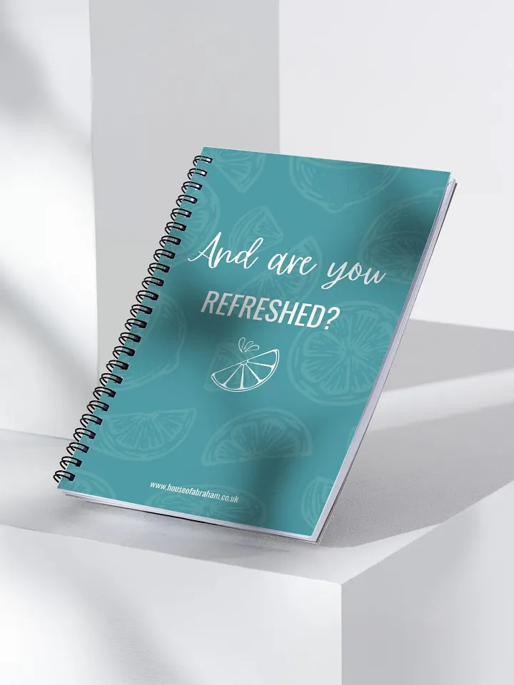 And Are You Refreshed? - Teal Notebook product image (1)