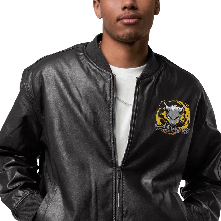 Faux Leather WOLFPACK Jacket product image (7)