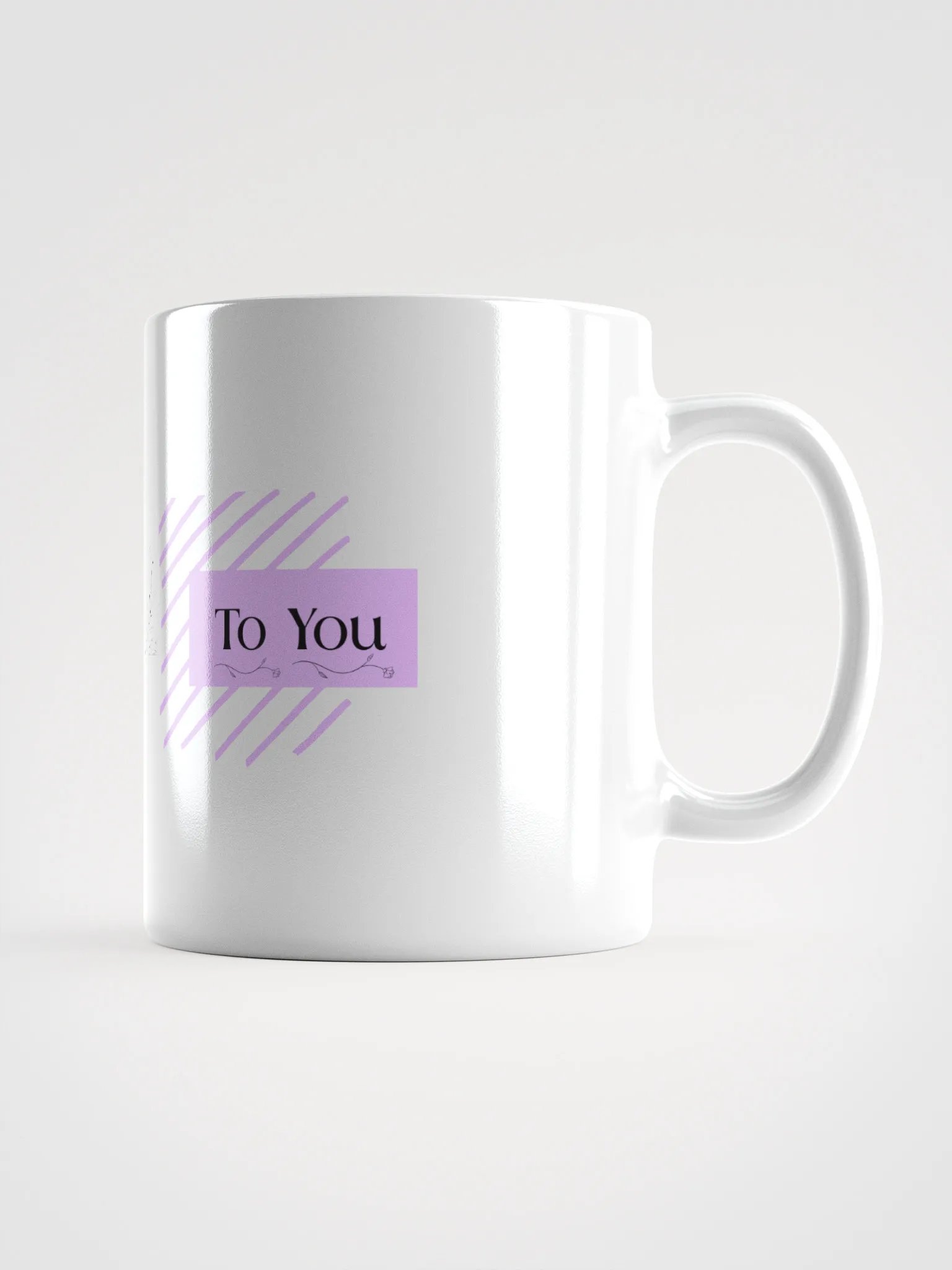 Purple/White Coffee Mug: Be Kind To You product image (1)