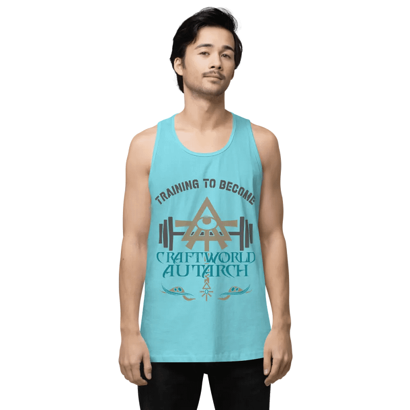Training to Become Craftworld Autarch - Warhammer Aeldari Gym Tank top