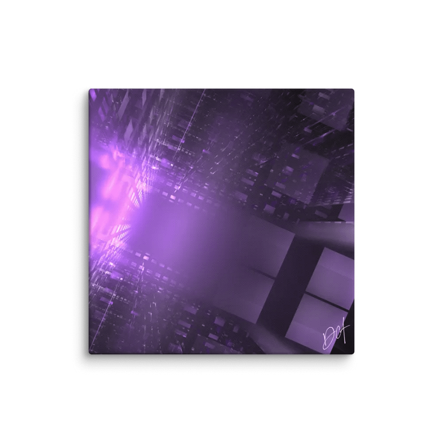 Purple CityScape - on Canvas product image (1)