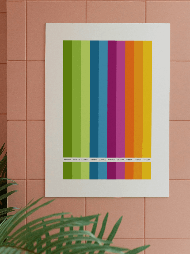 COLOR PALETTE 009 • WALLART DECOR product image (2)