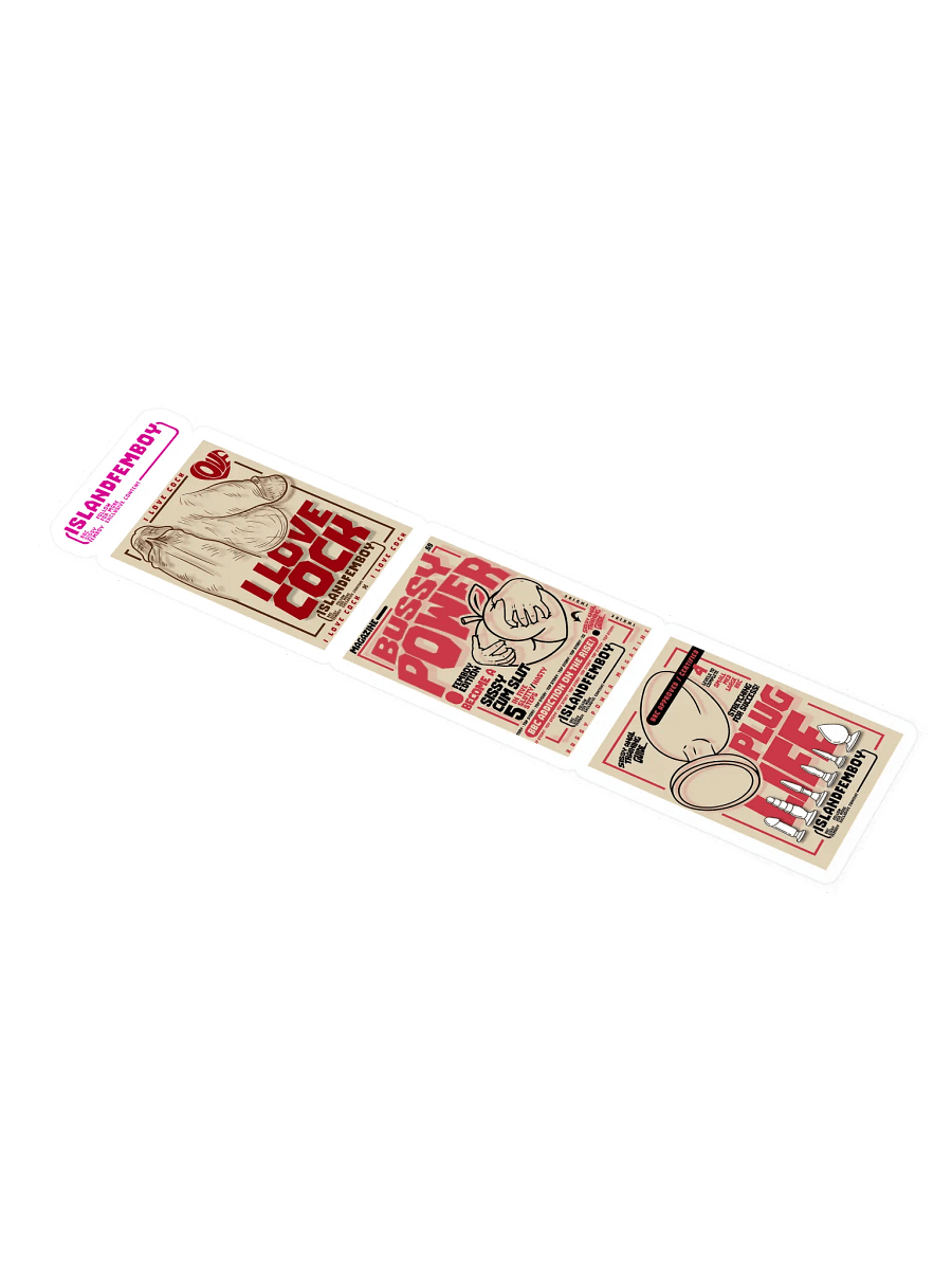 ISLANDFEMBOY : Sissy Sticker Pack : Femboy : Twink product image (2)