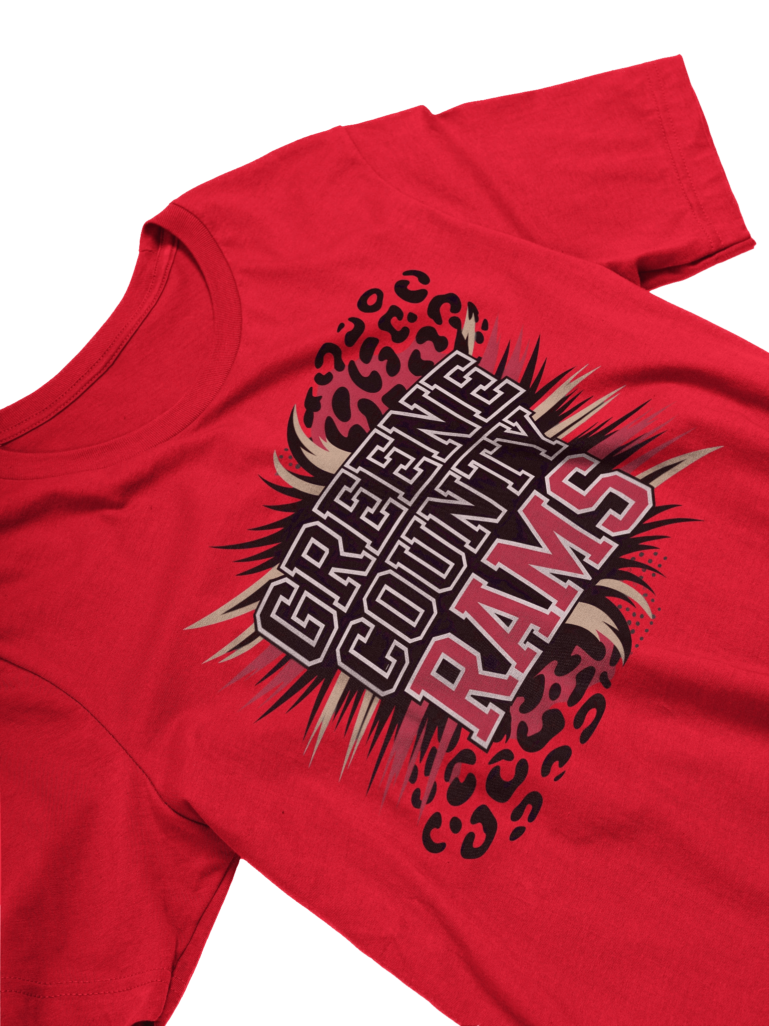 Greene County Rams Stylized T-Shirt product image (3)