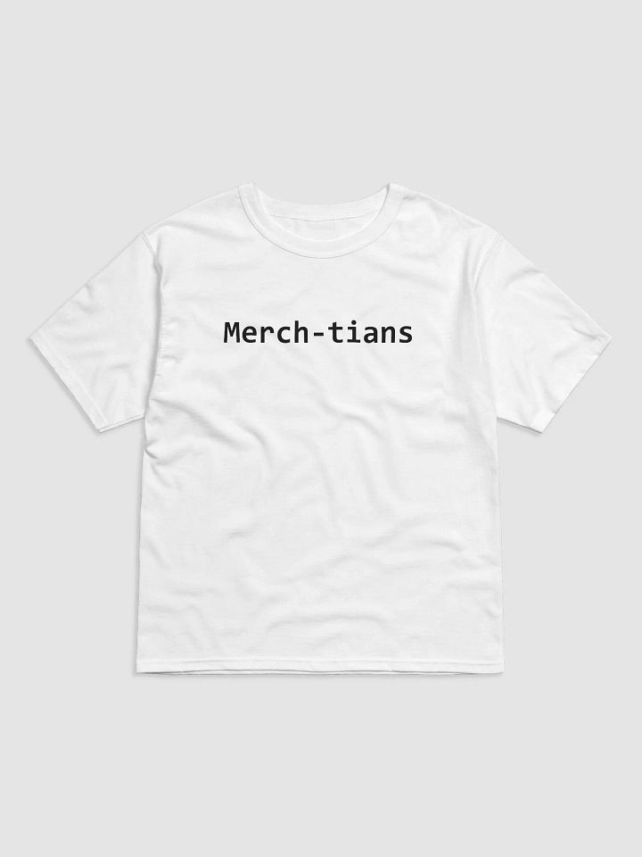 Merch-tians: Space Gear Tshirt (White) product image (1)