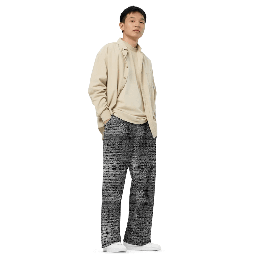 Faux Chainmaille Wideleg Pants product image (3)