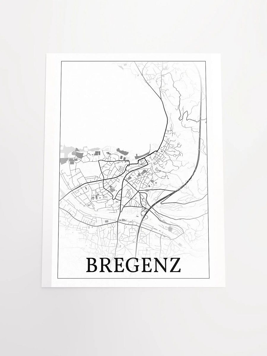 Bregenz, Austria, city map print product image (17)