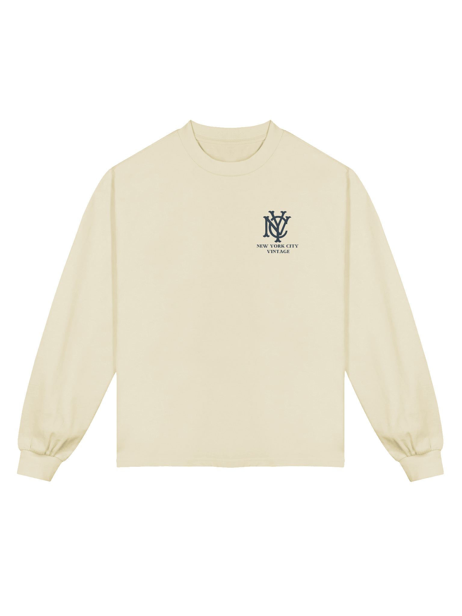 NY City Vintage Monogram Heavyweight Long Sleeve Tee product image (1)