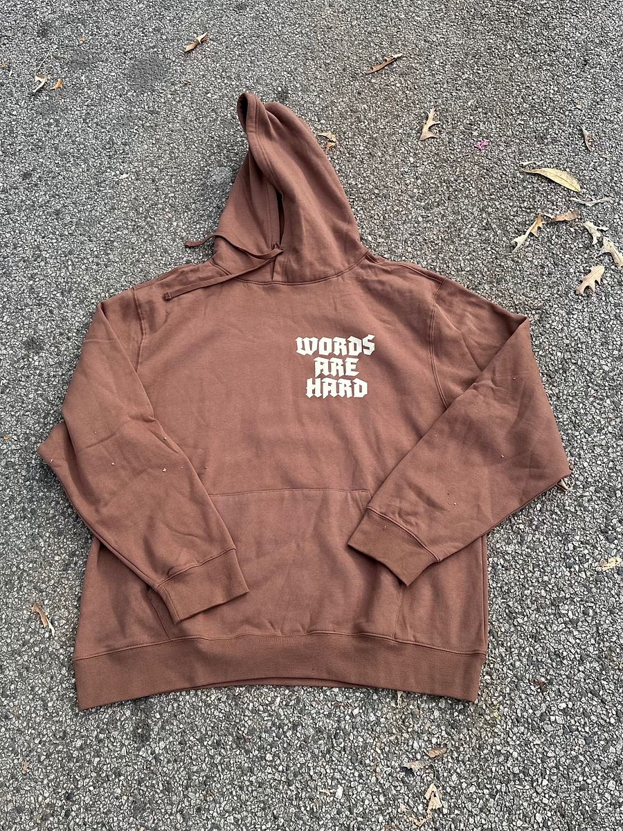 Words Are Hard / Words Over Whoopties Hoodie product image (3)